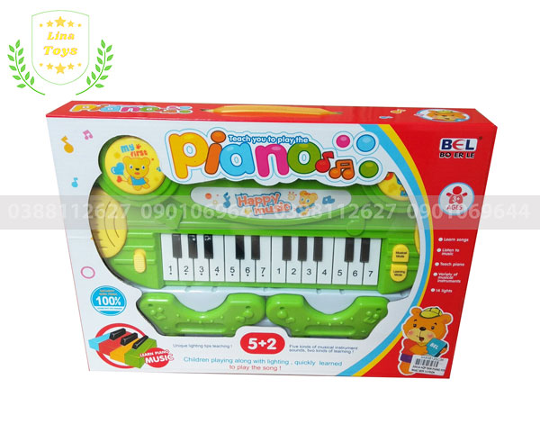 Đàn Piano đồ chơi cho bé 14 phím có đèn