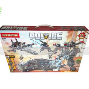 Bộ Lego Cảnh sát-Xe-Máy bay-Robot