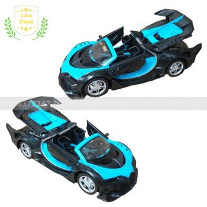Siêu xe Bugatti điều khiển bản màu xanh