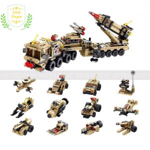 Lego mô hình xe quân đội