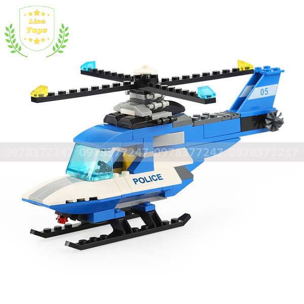 Lego trực thăng cảnh sát biển