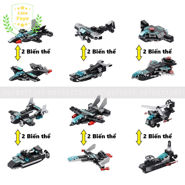 Lego robot 12 mô hình