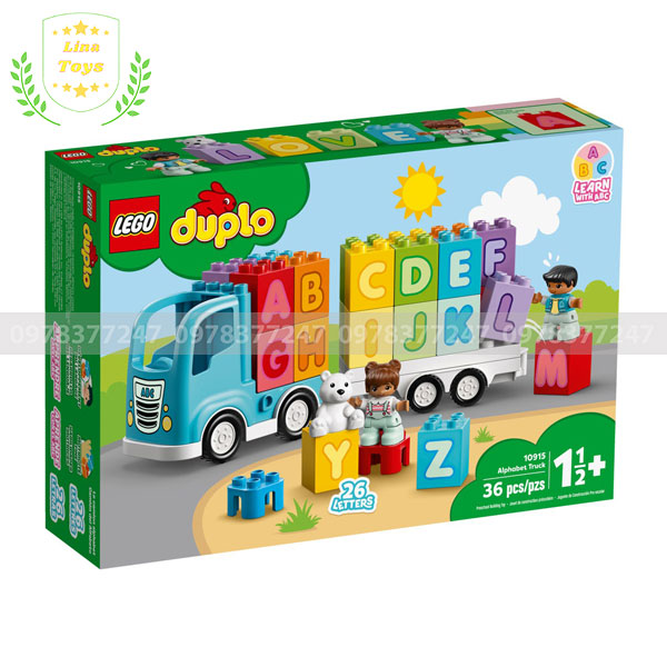 Lego Duplo 10915-Xe tải bảng chữ cái
