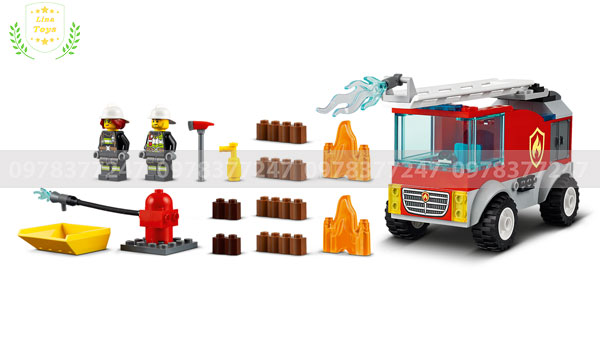 Lego City xe thang cứu hỏa