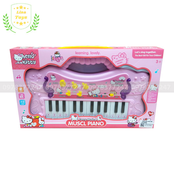 Đồ chơi đàn piano Hello Kitty