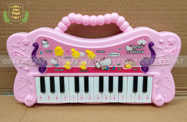 Đàn piano đồ chơi Hello Kitty