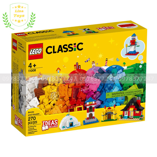 Lego Classic 11008 - Lắp ráp nhà