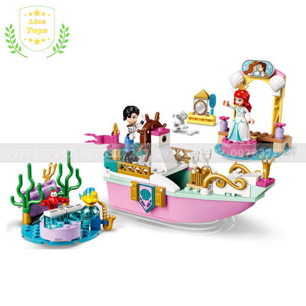 Lego Diney 43191 - Du thuyền của Ariel
