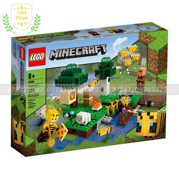 Lego Minecraft 21165 - Trang trại ong