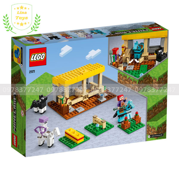 Lego Minecraft 21171 - Chuồng Ngựa