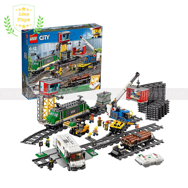 Lego tàu hỏa điều khiển từ xa - City 60198