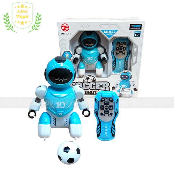 Bộ đồ chơi robot điều khiển đá bóng