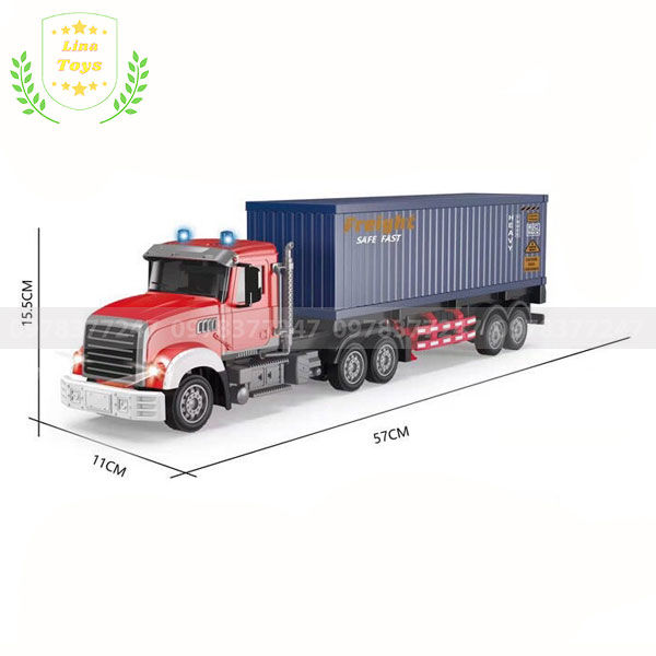 Xe Container điều khiển Transport Truck có kích thước siêu dài