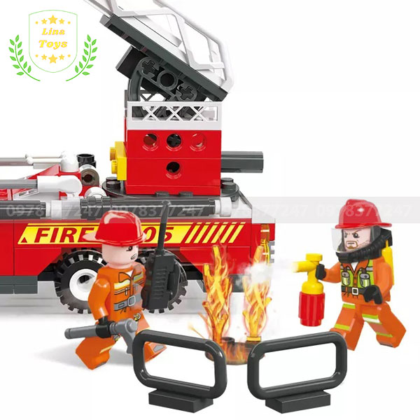 Đồ chơi lego xe cứu hỏa 52008